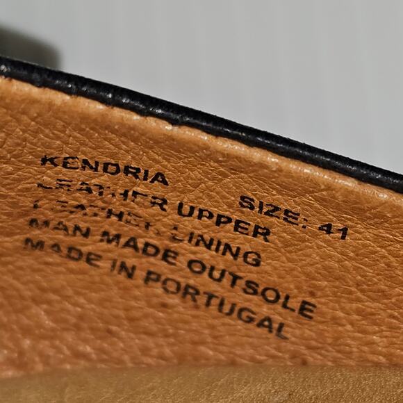 NEW Miz Mooz Kendria Sandal Womens EU 41 Black Leather Ankle Strap Open Toe Flat - Picture 12 of 13